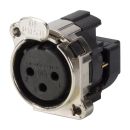 NEUTRIK® XLR, 3-pol , Kunststoff-,...