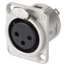NEUTRIK® XLR, 3-pol , Metall-,...