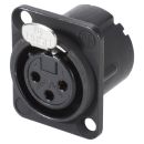 NEUTRIK® XLR, 3-pol , Metall-,...