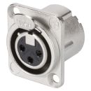 NEUTRIK® XLR, 3-pol , Metall-,...