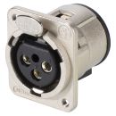 NEUTRIK® XLR, 3-pol , Metall-, Printtechnik...
