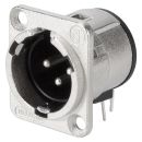 NEUTRIK® XLR, 3-pol , Metall-, Printtechnik...