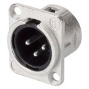 NEUTRIK® XLR, 3-pol , Metall-,...