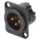 NEUTRIK® XLR, 3-pol , Metall-,...