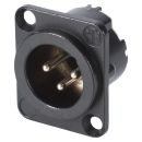 NEUTRIK® XLR, 3-pol , Metall-,...