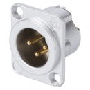 NEUTRIK® XLR, 3-pol , Metall-,...