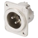 NEUTRIK® XLR, 3-pol , Metall-,...