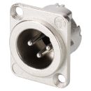 NEUTRIK® XLR, 3-pol , Metall-,...