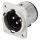NEUTRIK® XLR, 3-pol , Metall-, Löttechnik-Einbaustecker, versilberte(r) Kontakt(e), Type D M3, nickelfarben