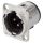 NEUTRIK® XLR, 3-pol , Metall-, Printtechnik vertikal-Einbaustecker, versilberte(r) Kontakt(e), Type D, nickelfarben