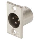NEUTRIK® XLR, 3-pol , Metall-,...
