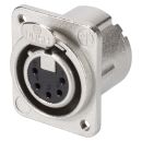 NEUTRIK® XLR, 5-pol , Metall-,...