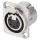NEUTRIK® XLR, 5-pol , Metall-, Löttechnik-Einbaubuchse, versilberte(r) Kontakt(e), Type D, nickelfarben