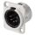 NEUTRIK® XLR, 5-pol , Metall-, Löttechnik-Einbaustecker, versilberte(r) Kontakt(e), Type D, nickelfarben