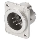 NEUTRIK® XLR, 5-pol , Metall-,...