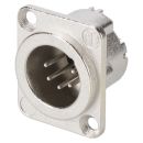 NEUTRIK® XLR, 5-pol , Metall-,...