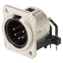 NEUTRIK® XLR, 5-pol , Metall-,...