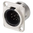 NEUTRIK® XLR, 7-pol , Metall-,...