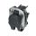 NEUTRIK® RJ45 CAT.5e, UL50E , 8-pol , Metall-, Printtechnik vertikal-Einbaubuchse, vergoldete(r) Kontakt(e), Type D, nickelfarben