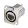 NEUTRIK® RJ45 CAT.6A, 8-pol , Metall-, Schneid-Klemmtechnik-Einbaubuchse, Type D, nickelfarben