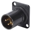 NEUTRIK® XLR, 3-pol , Metall-,...