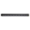 Sommer cable Audio-Steckfeld XLR Broadcast , 1 HE, 12 BE,...
