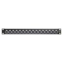 Sommer cable Audio-Steckfeld XLR Broadcast , 1 HE, 12 BE,...
