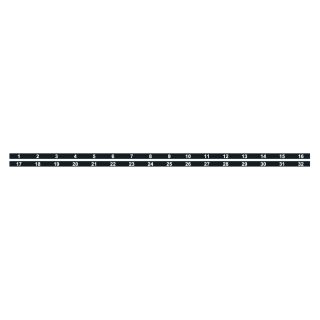 Sommer cable Nummernstreifen, schwarz