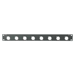 Sommer cable Rack Panel, Universal D-Serie, 1 HE, 1 HE, Stahlblech, vz. 1.5mm, anthrazit