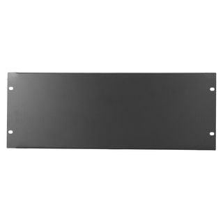Rack Panel, Leer, 1,2 mm, Stahl, 4 HE, schwarz