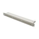 19“ PATCHPANEL, CAT.6a, 500 MHz, 1 HE,...
