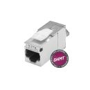 RJ45 CAT.6a, Schneid-Klemmtechnik-Einbaubuchse, Keystone...