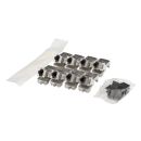RJ45 CAT.6a, Schneid-Klemmtechnik-Einbaubuchse, Keystone...