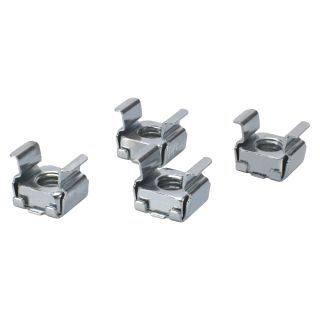 19“ BEFESTIGUNGS-SET, 4 Käfigmuttern für 3,0 mm Alu-Rackschiene