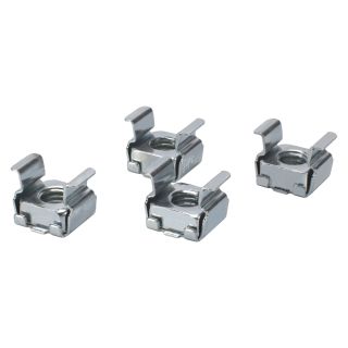 19? BEFESTIGUNGS-SET, 4 Kfigmuttern fr 3,0 mm Alu-Rackschiene