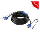 Adapterkabel | VGA 15-pol HQ male + Miniklinke male 3,5...