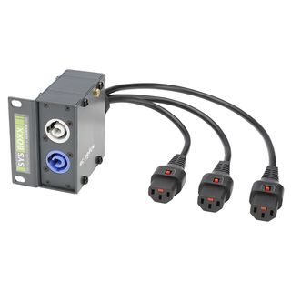Sommer cable  AC-Brick Adapter | NAC3MPA blau/NAC3MPB grau/IEC Kaltgertebuchse, verriegelbar mit Kabel
