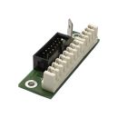 Breakout-Modul , 1 HE, 3 BE, 12 LSA -> Flachstecker...