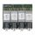 Splitter-Modul 4 x XLR B-Serie female, 3-pol , 1 HE, 3 BE, Metall-, Flachstecker 2 x 14-pol-, versilberte(r) Kontakt(e), nickelfarben, für SYS-Gehäuseserien