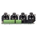 Steckverbinder-Modul 4 x XLR A-Serie female, 3-pol , 1...