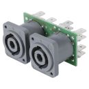 Steckverbinder-Modul 2 x NL4MDV, 4-pol , 2 HE, 1 BE,...