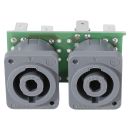Steckverbinder-Modul 2 x NL4MDV, 4-pol , 2 HE, 1 BE,...