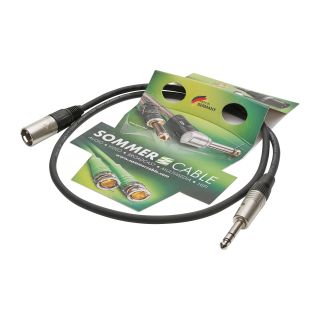 Mikrofonkabel Stage 22 Highflex, 2 x 0.22 mm² | XLR / Klinke, NEUTRIK® | 7,50m | schwarz