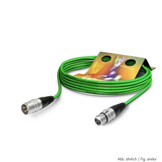Mikrofonkabel Stage 22 Highflex, 2 x 0,22 mm² | XLR / XLR, HICON | 1,00m | grün