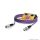 Mikrofonkabel Stage 22 Highflex, 2 x 0,22 mm² | XLR / XLR, HICON | 1,00m | violett