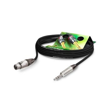Mikrofonkabel Stage 22 Highflex, 2 x 0.22 mm² | XLR / Klinke, NEUTRIK® | 2,50m | violett