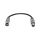 Sommer cable  Adapterkabel | XLR 3-pol male/XLR 3-pol female gerade, silbergrau | 0,20m
