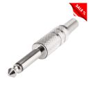 Klinke (6,3mm)  Metall-Löttechnik-Stecker, gerade,...