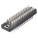 Messerleiste DIN 41622, 39-pol , Metall-, Löttechnik-stecker, gerade