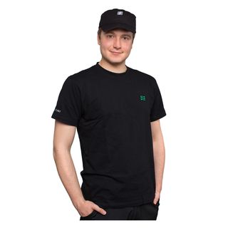 Sommer cable T-Shirt, schwarz | L